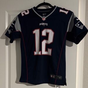 Youth Nike Patriots Brady Jersey, Dark Blue with White and Red